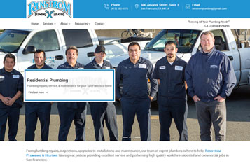 website design for manufacturer