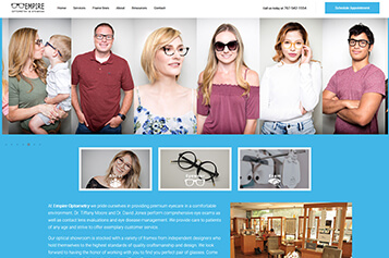 optometry website developers